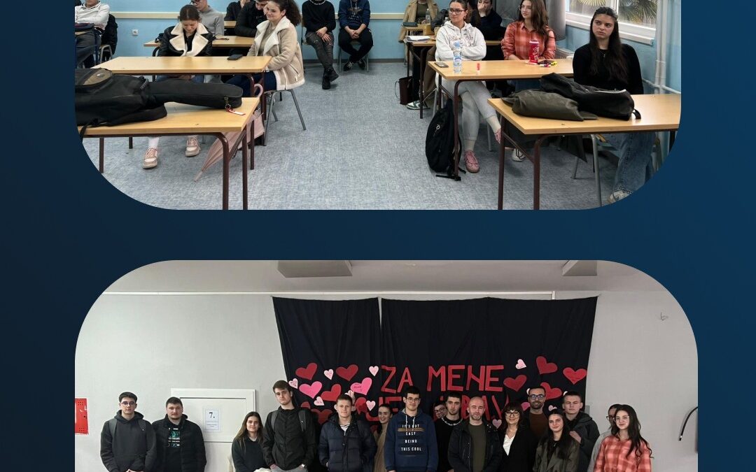 Doc. Danijel Zelenika i prof. Adisa Vučina posjetili Srednju školu Stolac